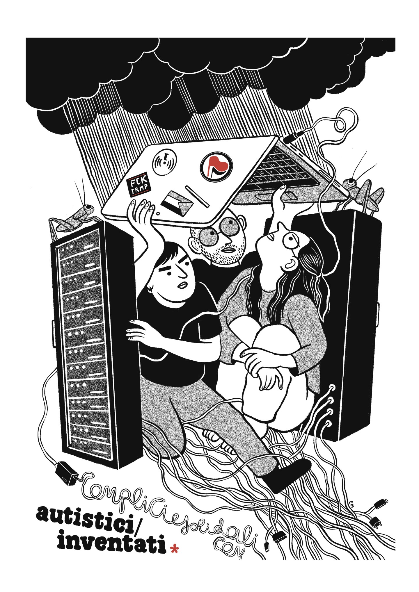 "solidarieta ad autistici/inventati" par Elena Mistrello